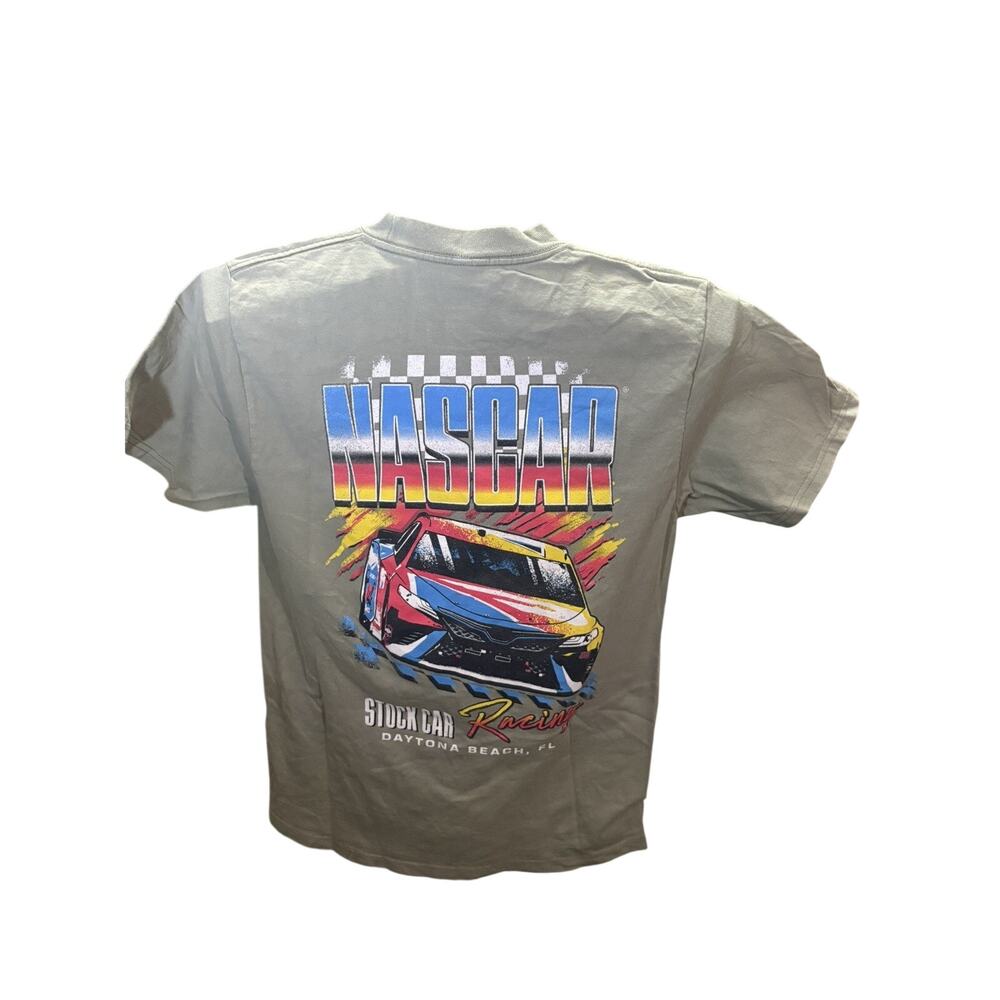 Men’s Small NASCAR Beige T-Shirt